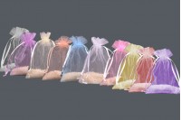 Pouch made of organza 90x120 mm in a variety of colors - 100 pcs
