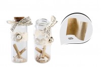 Wish glass bottle with cork stopper - available in a box with 12 pcs