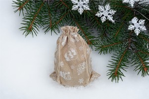 Christmas fabric pouch 170x230 mm fabric in different designs - 50 pcs-εικόνα_σύνθεση