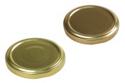 Metal Cap T.O. 63 gold (with or without seal button) - 20 pcs
