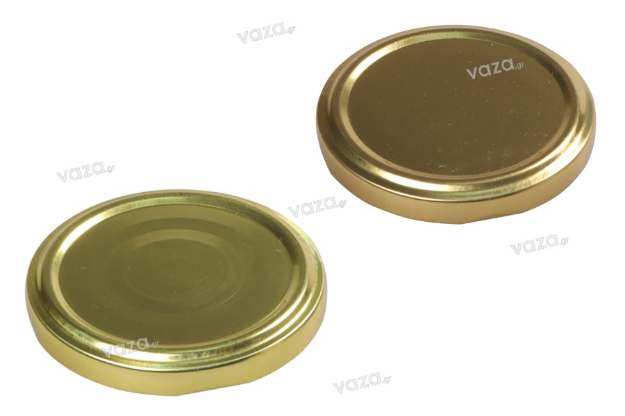 Metal Cap T.O. 63 gold (with or without seal button) - 20 pcs