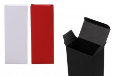 Paper Box for perfume bottles of 50 ml in various colors 53x32x140