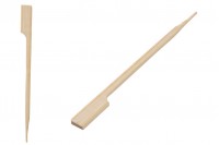 Sticks - paiete de bambus de 120 mm cu mâner pentru catering și feluri de mâncare - 200 buc