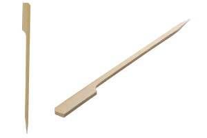 Brochettes de 150 mm en bambou avec poignée pour restauration et apéritifs - 200 pcs-εικόνα_προϊοντική