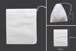 90x100mm Teebeutel - 100 Stück-bildabmessungen
