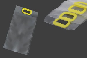 Packaging bags 23.5x42.5 cm with handles - 10 pcs-1