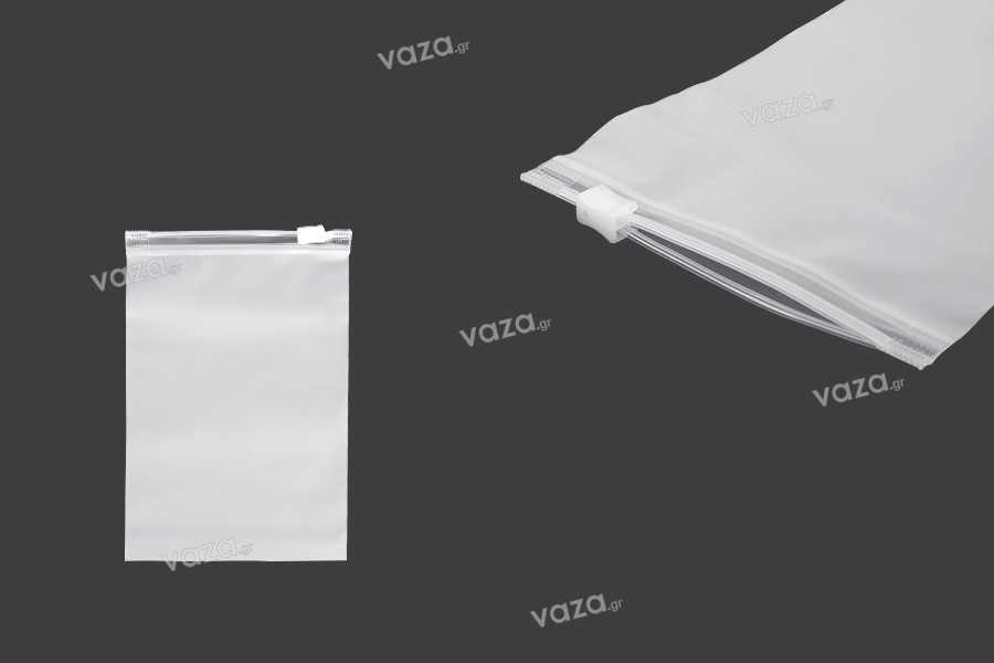 Sachets d'emballage en plastique 100 x 150 mm, semi-transparents