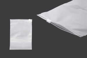 Verpackungstaschen 150x200 mm Kunststoff, durchscheinend matt mit Reißverschluss (Reißverschluss) - 100 Stk-produktbild