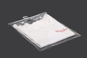 Plastic bags with hanger hook in size 26x32 cm - 25 pcs-3