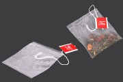 Σακουλάκια για τσάι 58x70 mm με καρτελάκι - 100 τμχ
