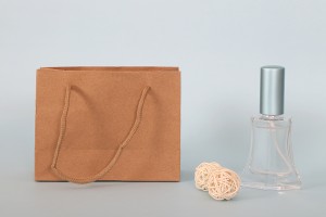 Geschenkbeutel Papier Kraft - Kordel 5 mm 144x60x110-3