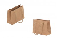 Kraft paper gift bag with a 5 mm rope handle in size  144x60x110