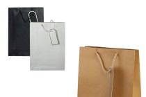 Geschenktasche mit Henkel aus Baumwolle 240x80x320 mm in verschiedenen Farben Geschenktasche mit Henkel aus Baumwolle 240x80x320 mm in verschiedenen Farben