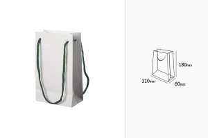 Sac cadeau en papier 110 x 60 x 180 mm avec cordon - 20 pcs-3