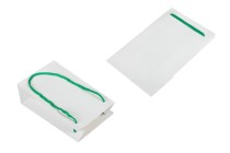 Sac cadeau en papier blanc 110 x 60 x 180 mm avec cordon - 20 pcs Sac cadeau en papier blanc 110 x 60 x 180 mm avec cordon - 20 pcs