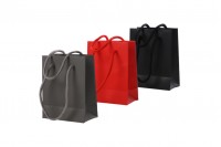 Gift carry paper bag with rope handle in size 110x60x140 mm