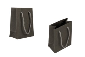 Geschenkpapiertüte in grauer Farbe 110x60x140 mit Kordelgriff-1