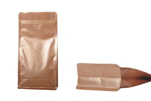 Standbodenbeutel aus Aluminium mit Druckverschluss verschließbar (durch Schweißgerät) 135x72x265mm - 50 Stücke-bildgruppe