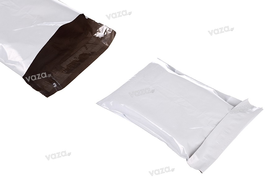 Sachets de transport de courrier 150 x 250 mm PE imperméable à l'eau avec fermeture auto-adhésive - 100 pcs