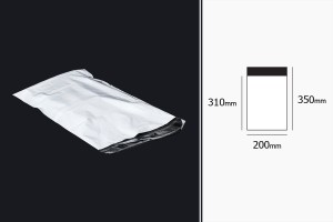PE-Beutel mit Klebstoff Schließung 200 X 350 mm-100 Stücke-2
