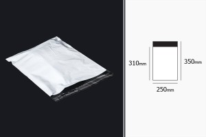 Sachets de transport de courrier 250 x 350 mm PE imperméable à l'eau avec fermeture auto-adhésive - 100 pcs (ils convient au format A4)-2