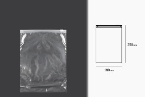 PE Beutel mit Reißverschluss 180x250 mm - 50 Stk-εικόνα_διαστάσεις