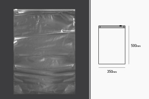 PE Beutel mit Reißverschluss 350x500 mm - 50 Stk-bildabmessungen