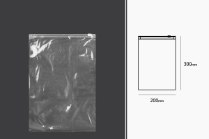 PE Beutel mit Reißverschluss 200x300 mm - 50 Stk-2