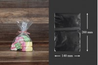 Sachets - films thermorétractables (POF rétrécissant) pour emballage alimentaire 140x200 mm – pack de 100 pièces