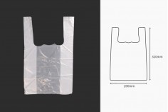Σακούλα πλαστική 20x32 cm διάφανη - 100 τμχ