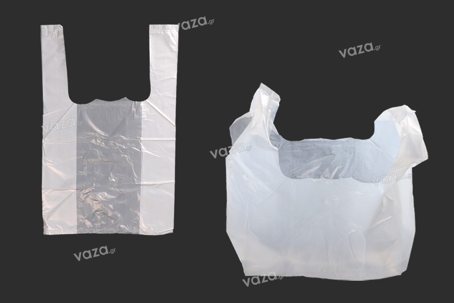 Sac à provisions en plastique transparent, sacs en plastique de