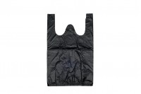 Black plastic bag in size 20x32  cm - 100 pcs