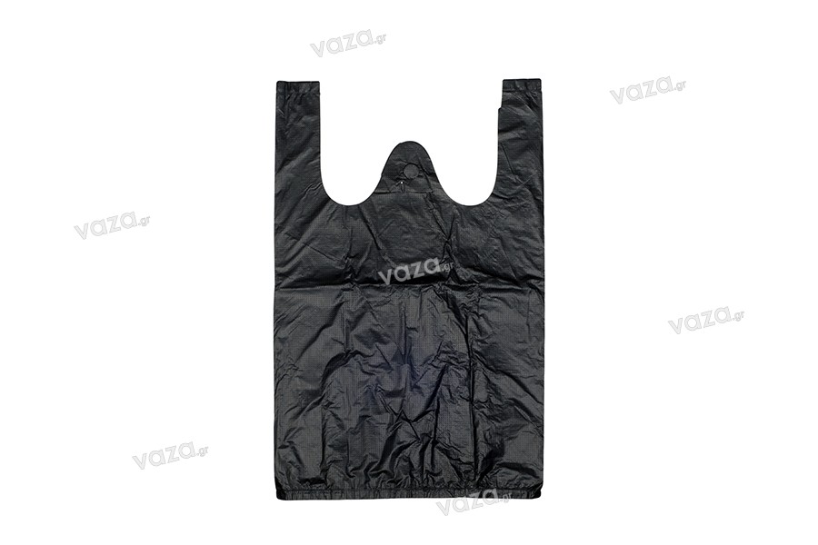 Black plastic bag in size 20x32  cm - 100 pcs