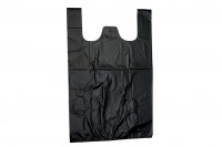 Black plastic bag in size 45x70  cm - 100 pcs