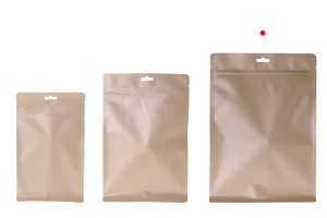 Taschen Kraft Formel Doy Pack-Verschluss „zip“, Aluminium Innenauskleidung und verschließbare durch Hitze 200x80x 290 mm - 50 Stk-3