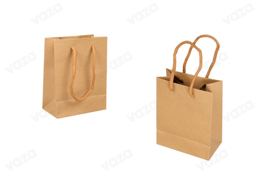 Geschenktasche aus Kraftpapier mit Kordehenkel 3 mm mit schöner Textur 110x60x140 Geschenktasche aus Kraftpapier mit Kordehenkel 3 mm mit schöner Textur 110x60x140-produktbild