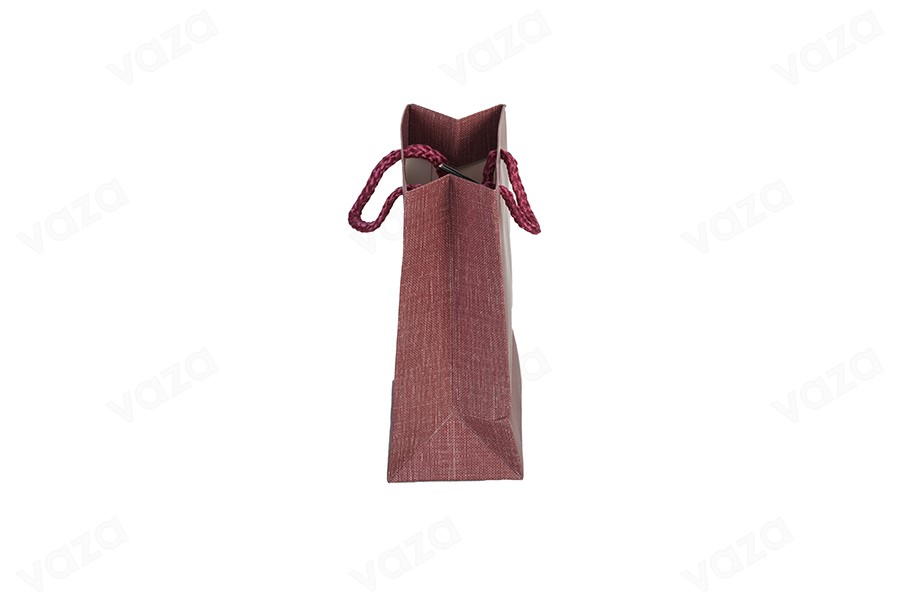 Sac en papier avec poignée 110 x 60 x 140 mm dans une variété de couleurs Sac en papier avec poignée 110 x 60 x 140 mm dans une variété de couleurs-