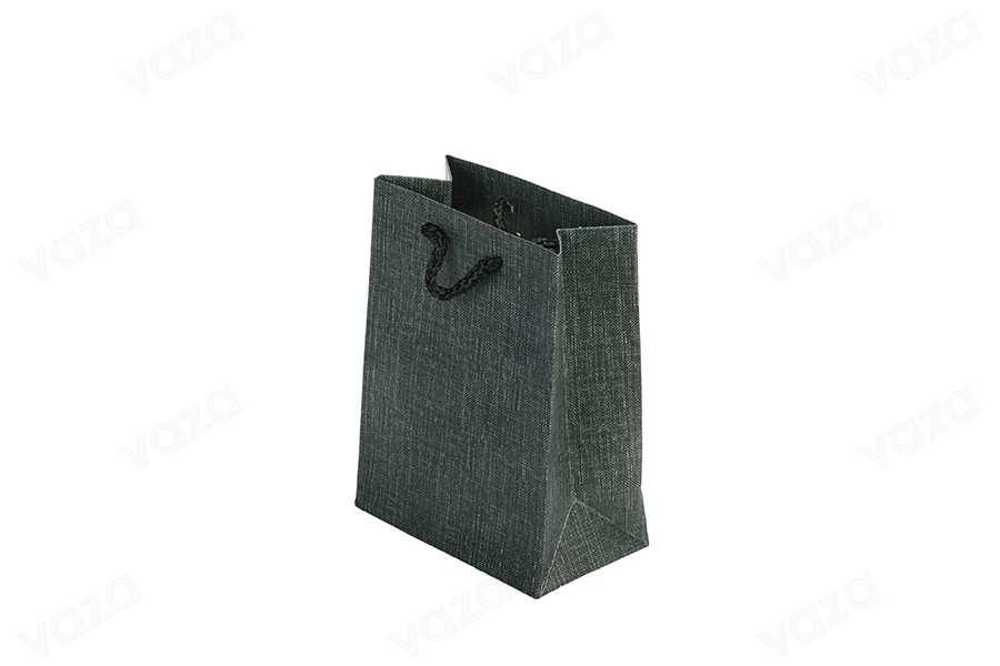 Sac en papier avec poignée 110 x 60 x 140 mm dans une variété de couleurs Sac en papier avec poignée 110 x 60 x 140 mm dans une variété de couleurs-εικόνα_σύνθεση