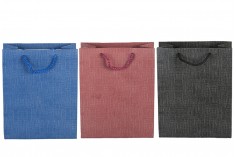Σακούλα χάρτινη με χερούλι 160x80x200 mm σε διάφορα χρώματα