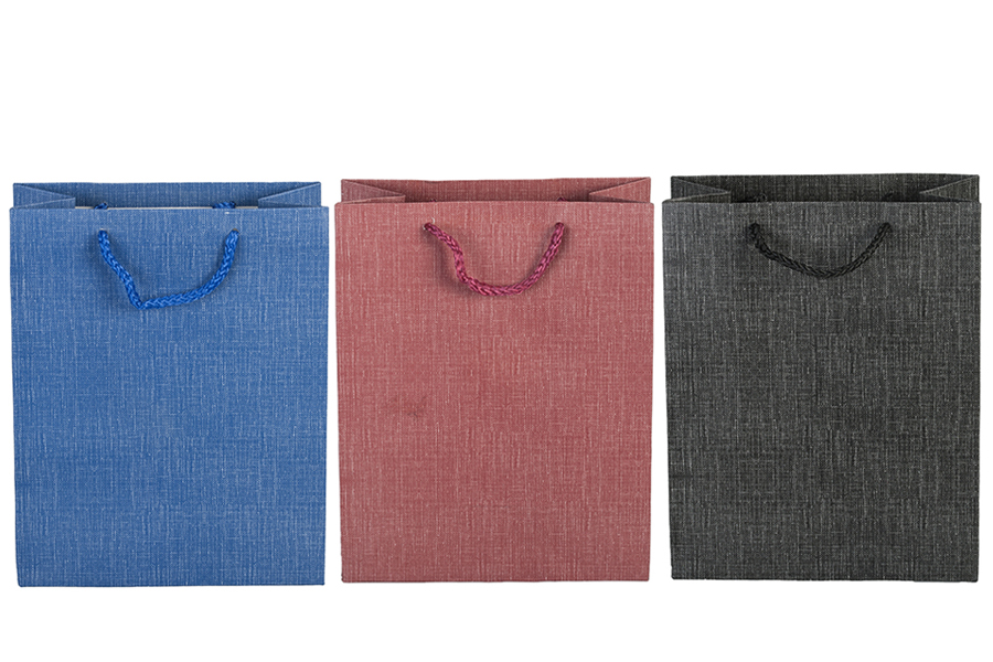 Sac en papier avec poignée 160 x 80 x 200 mm dans une variété de couleurs Sac en papier avec poignée 160 x 80 x 200 mm dans une variété de couleurs