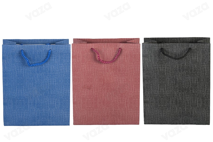 Papiertüte mit Henkel 160x80x200 mm in verschiedenen Farben Papiertüte mit Henkel 160x80x200 mm in verschiedenen Farben-εικόνα_προϊοντική