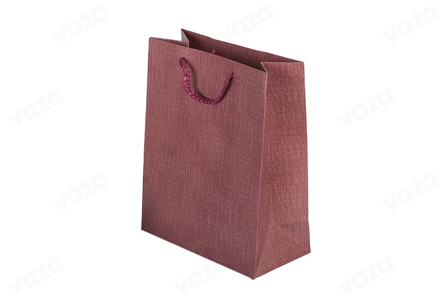 Sac en papier avec poignée 160 x 80 x 200 mm dans une variété de couleurs Sac en papier avec poignée 160 x 80 x 200 mm dans une variété de couleurs-photo_dimensions