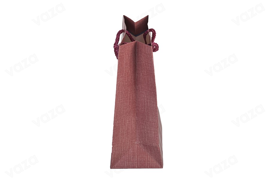Sac en papier avec poignée 160 x 80 x 200 mm dans une variété de couleurs Sac en papier avec poignée 160 x 80 x 200 mm dans une variété de couleurs-