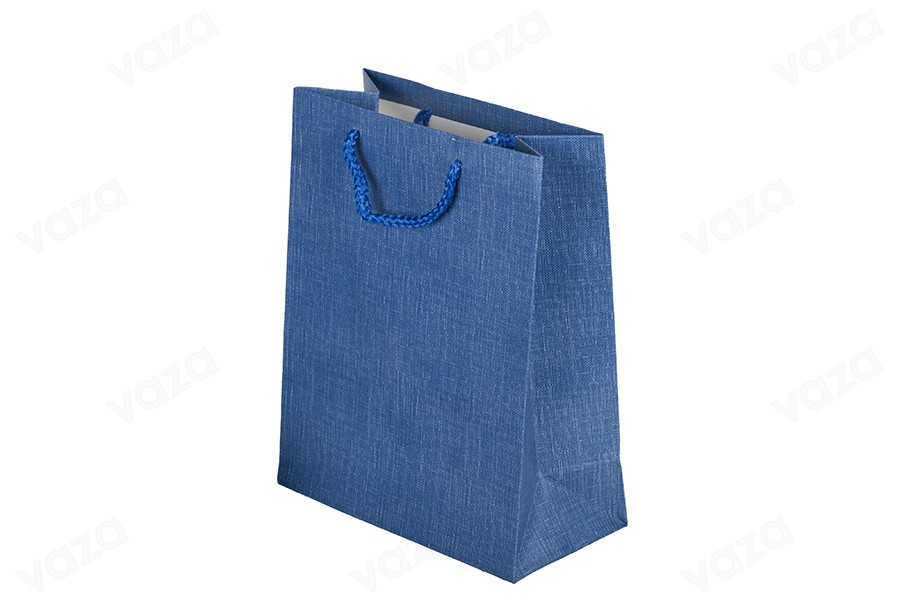 Sac en papier avec poignée 160 x 80 x 200 mm dans une variété de couleurs Sac en papier avec poignée 160 x 80 x 200 mm dans une variété de couleurs-photo_groupe