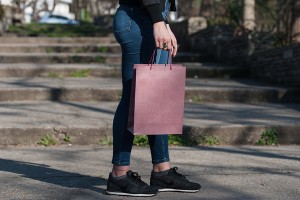 Sac en papier avec poignée 250 x 100 x 330 mm dans une variété de couleurs couleurs-2