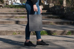 Sac en papier avec poignée 250 x 100 x 330 mm dans une variété de couleurs couleurs-3
