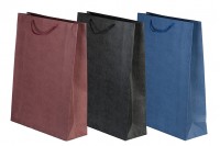 Paper gift bag with handle in different colours in size 315x105x420 mm 