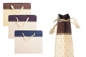 Geschenktasche mit Henkel aus Satin 320x110x260  mm in verschiedenen Farben-2