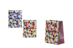 Geschenktüte Papier, laminiert 180x100x230 - 12 Stück-1