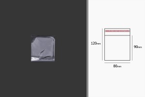 şeffaf yapışkan bağlama ile torbalar 80x120 mm - 1.000 adet-3